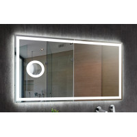 Зеркало в ванную с увеличением и подсветкой Люмиро