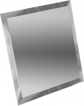 Квадратная зеркальная плитка серебро 250x250 мм